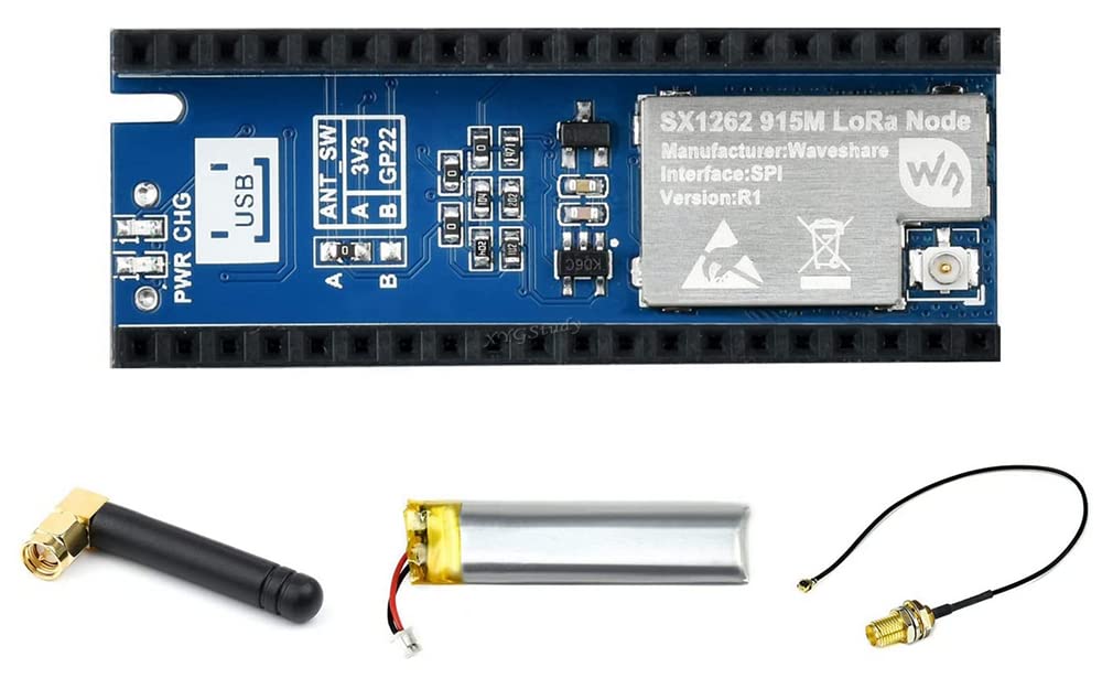 Amazon.com: for Raspberry Pi Pico SX1262 LoRa Node Module, LoRaWAN